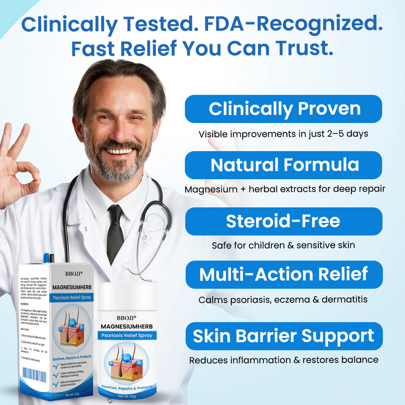 BBOJI® MagnesiumHerb Psoriasis Relief Cream