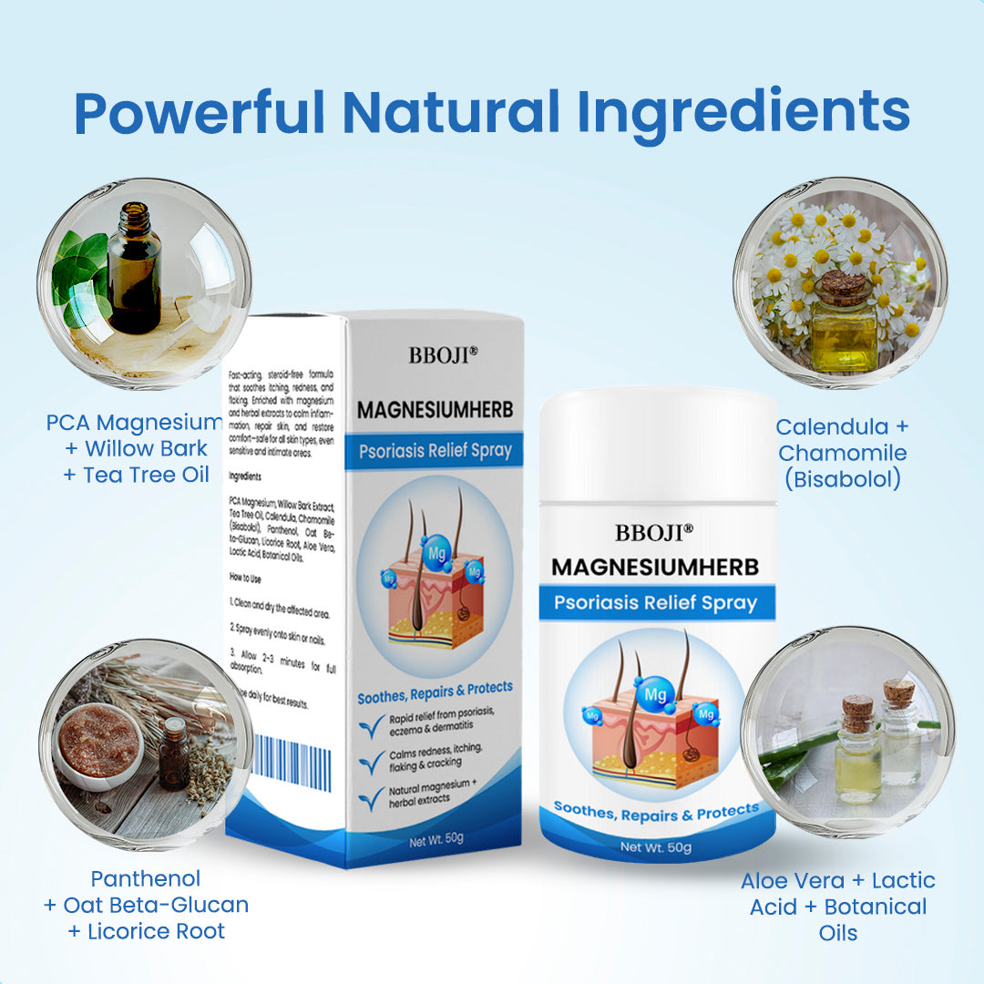 BBOJI® MagnesiumHerb Psoriasis Relief Cream