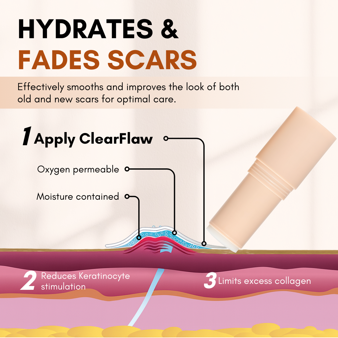 BBOJI® ClearFlaw Silicone Scar Solution Stick