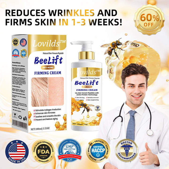 💐💞Lovilds™ BeeLift Anti-Aging Firming Cream,Address Crepe & Sagging(🔥60% Off for a Limited Time!)